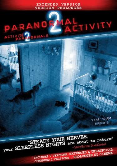 Activité Paranormale 2 dvd