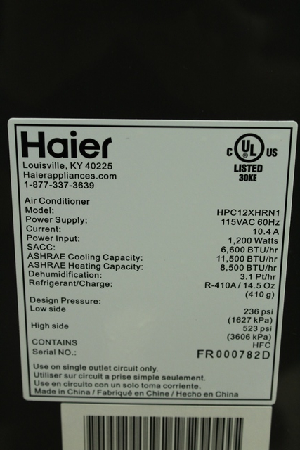 Air climatisé 11500btu + tc Haier hpc12xhr - Image 4