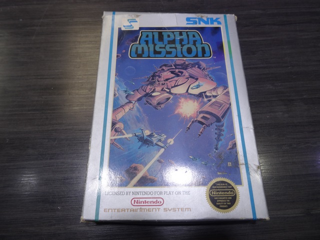 Alpha Mission (pochette originale) nintendo nes - Image 4