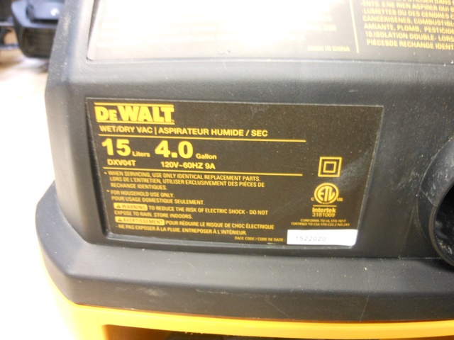Aspirateur Dewalt dxv04t - Image 2