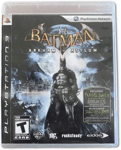 Batman Arkham Asylum sony ps3