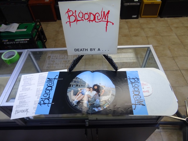 Bloodcum death by a clothes hanger wild rags records vinyl - Image 2