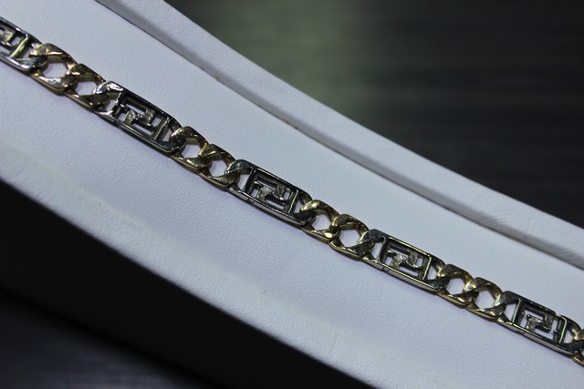 Bracelet  Versace 03x16 jaune 10k - Image 2