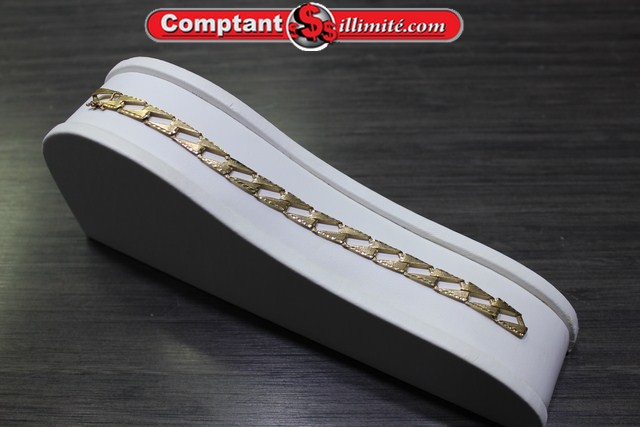 Bracelet coupe diamant 03x4 jaune