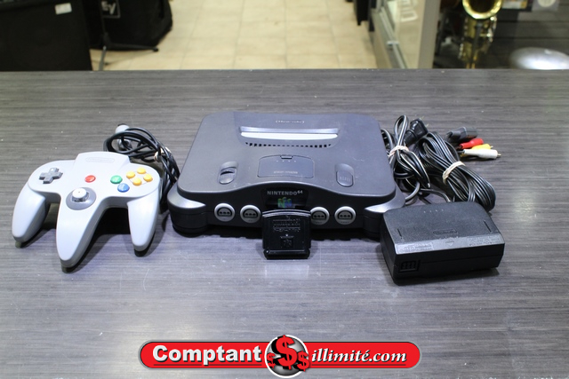 CONSOLE N64 + expansion pack +acc Nintendo NUS-001(USA)