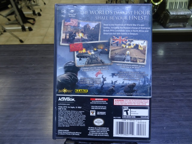 Call of Duty Finest Hour (complet) nintendo Gamecube - Image 3