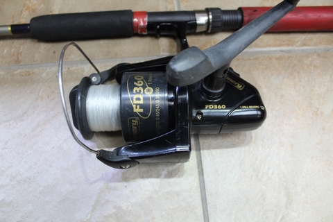 Canne a Peche + Moulinet Emery / Husky med/hevy#7955 - Image 2