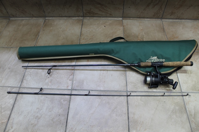 Canne a Peche + Moulinet Scabard / Shimano Sr-66mb2 / R4000