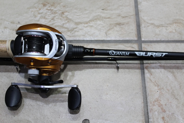 Canne peche +moulinet Quantum Burst BURC702MH - Image 2