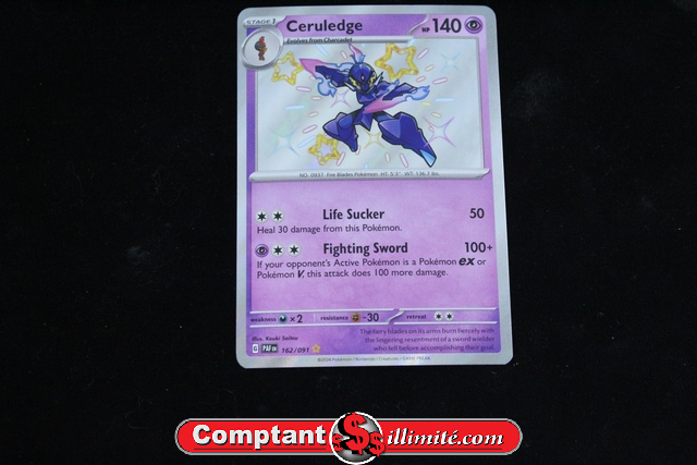 Carte Pokemon Ceruledge 161/091 Cartes