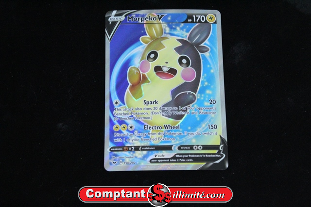 Carte Pokemon Morpeko V 190/202 Cartes