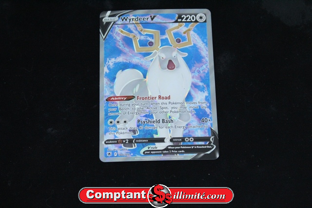 Carte Pokemon Wyedeer V 180/189 Cartes