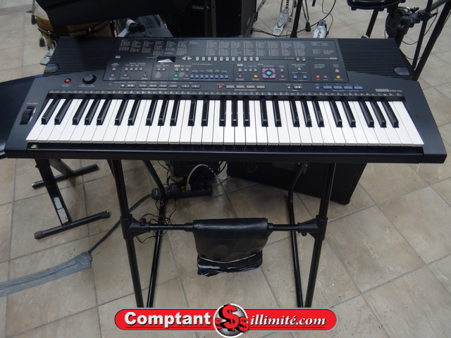 Clavier 61 Touche+ac + housse+pied Yamaha psr-410