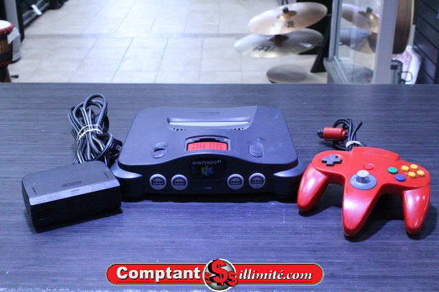 Console N64 + acc (manque porte expansion) NINTENDO Nus-001