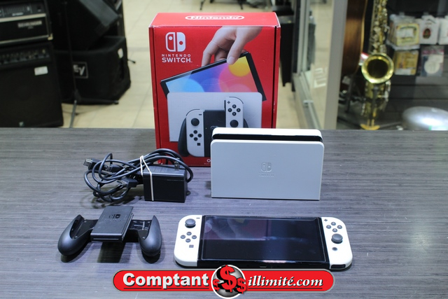 Console Switch Oled + Carte SD 256go + ACC NINTENDO heg-001