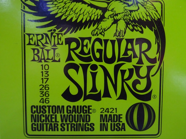Corde de guitare Électrique Ernie Ball Regular Slinky (10-46)