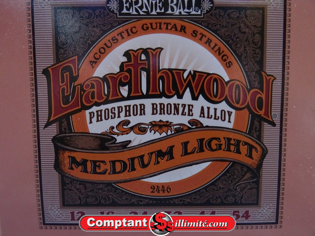 Corde de guitare acoustique (12-54) Ernie Ball Bronze / phosphoreux 12-54 - Image 2