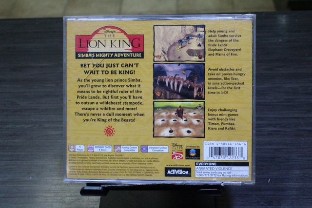 Disney The lion king Simba s Mighty Adventyure sony ps1 - Image 3