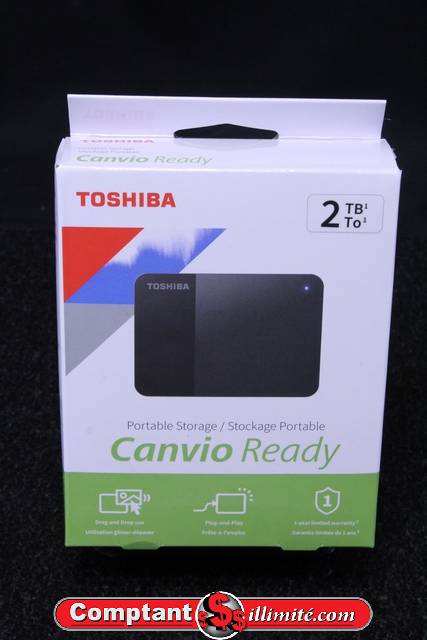 Disque dur externe 2tb (scellé) toshiba dtp320