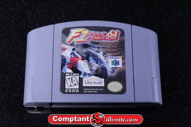 F1 Pole Position 64 nintendo n64