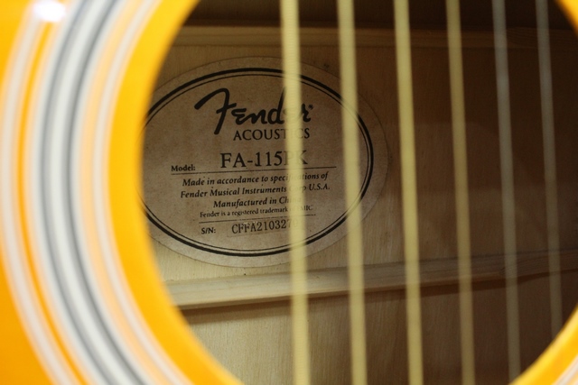 Guitar Acoustique Fender FA-115pk - Image 2