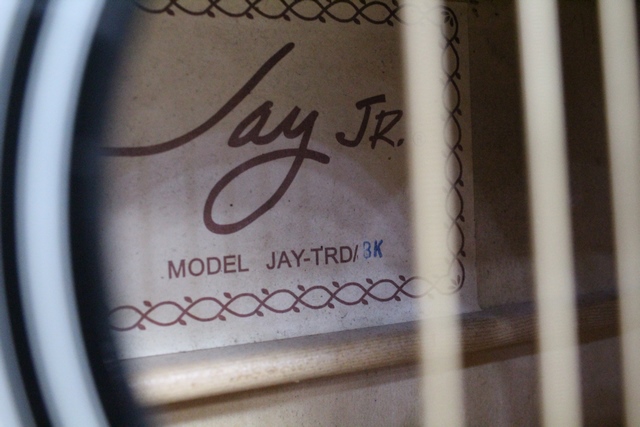 Guitare Acoustique de feux de Camps Jay Jr JAY-TRD/BK - Image 2