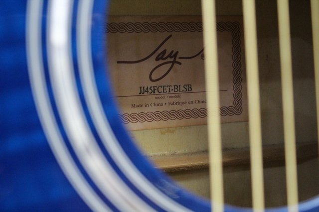 Guitare Élctro Acoustique Jay jj45fcet-blsb - Image 2