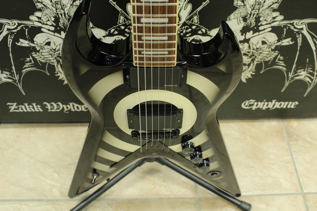 Guitare Electrique + Case Original Epiphone Zakk Wylde ZV Custom 2009 - Image 4