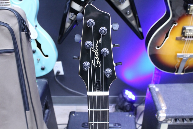 Guitare Électrique Godin XTSA Black Flame - Image 2