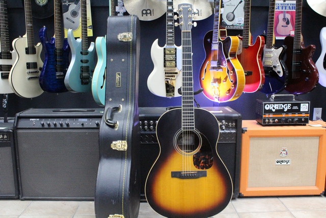 Guitare Électro Acoustique Jean Larrivee L-03R Tobac Burst