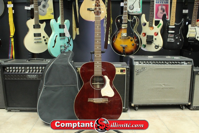 Guitare Electro Acoustique Seagull M6 LTD Ruby Red