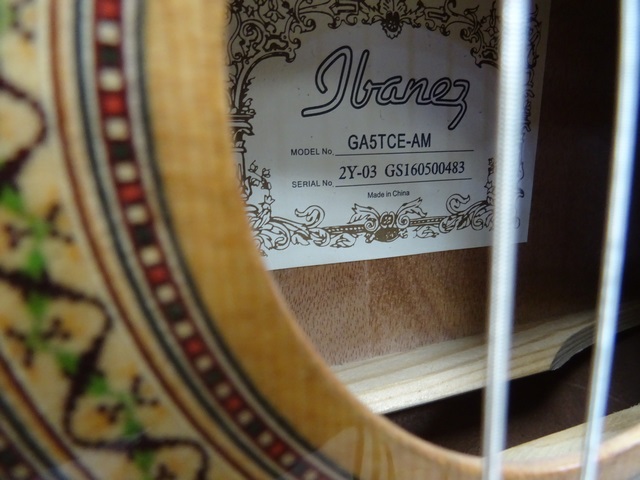 Guitare Electro Classique Ibanez ga5tce-am - Image 2