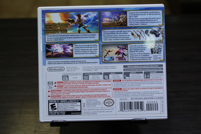 Kid Icarus Uprising + cartes AR (complet) Nintendo 3DS - Image 3