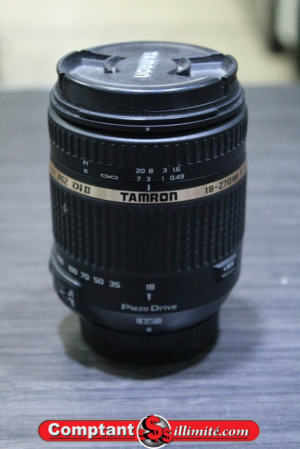 Lentille 18-270mm Tamron f/3.5-6.3 (compatible nikon)