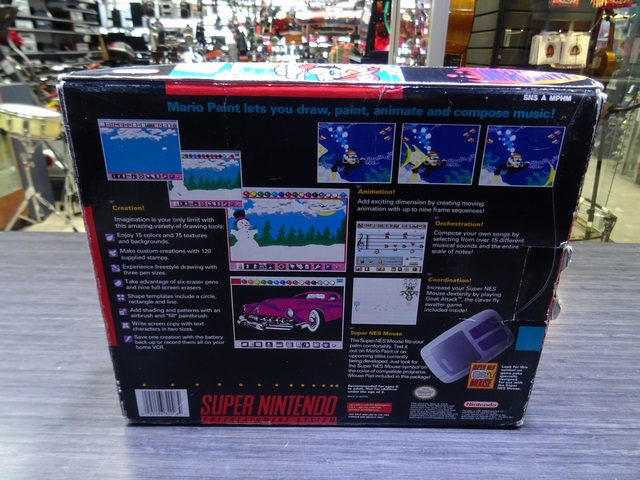 Mario Paint (Complet) (boite abimmee) NINTENDO SNES - Image 4