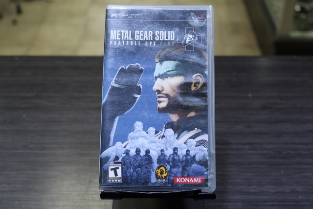 Metal Gear Solid Portable Ops Plus sony psp