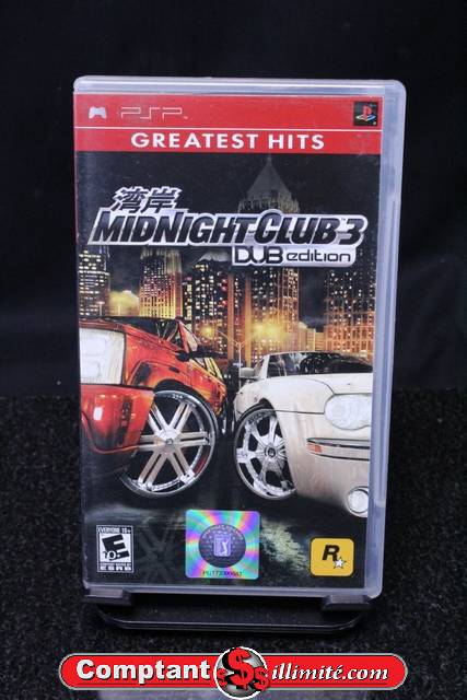 Midnight Club 3 Dub edition sony psp