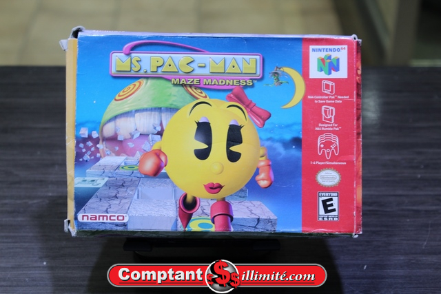 Ms Pac-Man (complet) nintendo n64