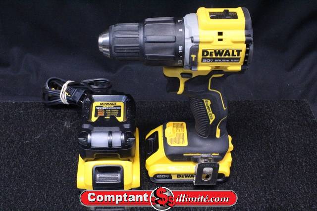 Perceuse Atomic Dewalt +2 batterie+ chargeur dcd799