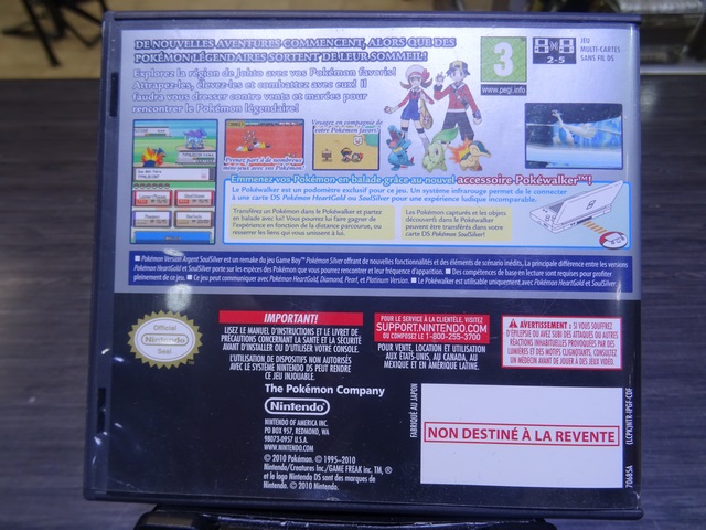 Pokemon Argent Soul Silver (Complet) NINTENDO ds - Image 4