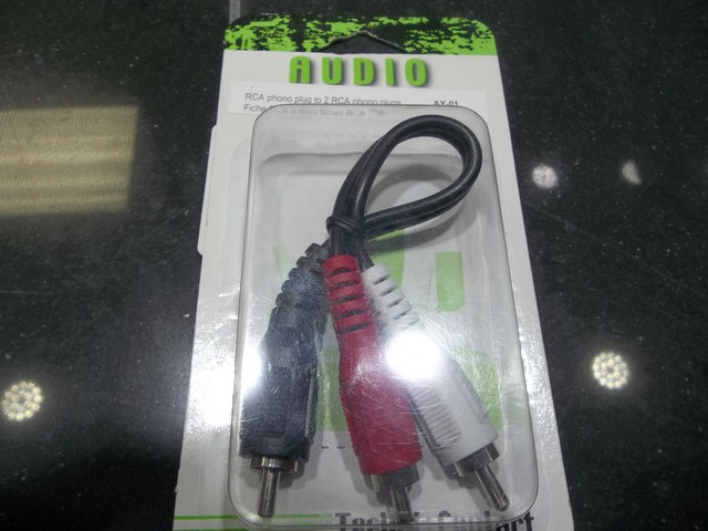 RCA MALE Y @ 2 RCA MALE RAYBEL AY01