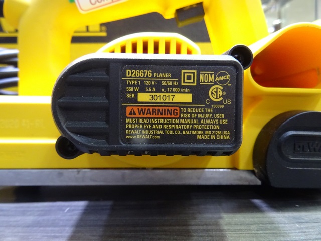 Raboteuse portative dewalt d26676 - Image 2