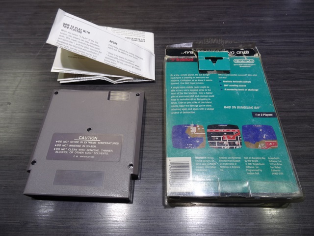 Raid on bungeling bay (pochette et livret original) nintendo nes - Image 2
