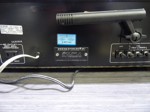 Récepteur AM/FM (Tuner) Vintage Marantz 2020 - Image 4