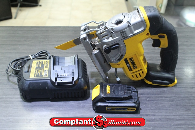 Scie sauteuse + batterie + chargeur dewalt dcs331 dcs331 / dcb201