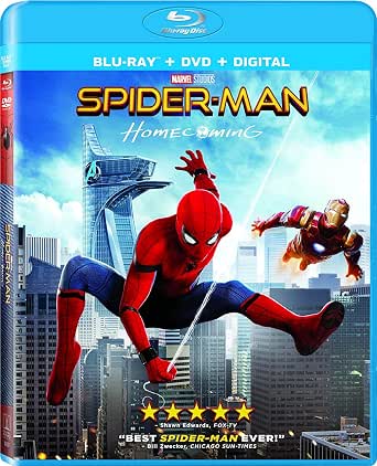 Spider-man Homecoming bluray