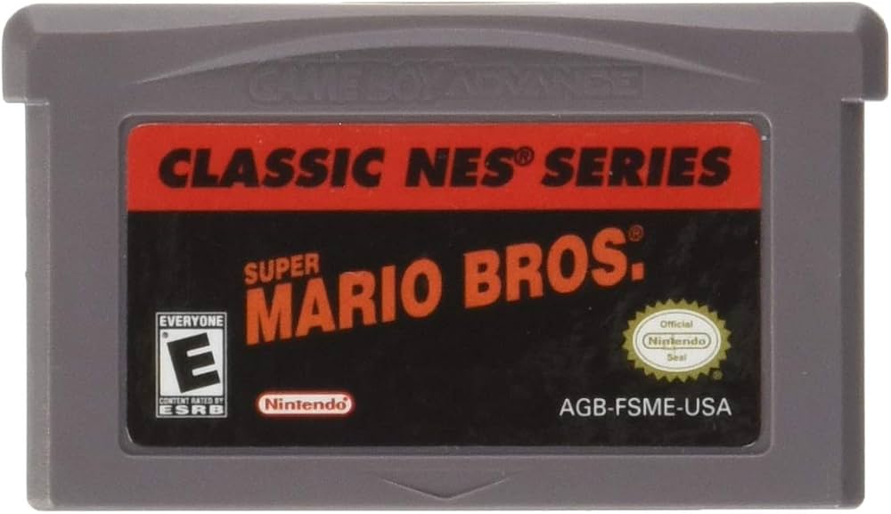 Super Mario Bros Classic NES nintendo gameboy Advance