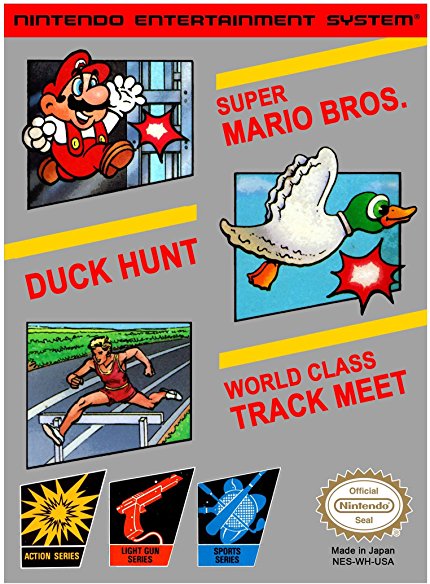 Super Mario Bros / Duck hunt / Track meet NINTENDO NES