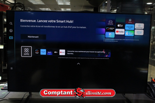 Téléviseur 55p 4K UHD HDR LED Tizen Intelligent + Tc Samsung qn55q60cafxzc