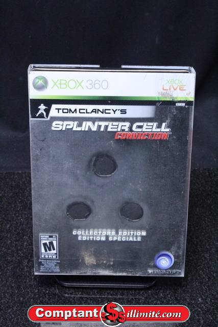 Tom Clancy s Splinter Cell Conviction Collector edition % MICROSOFT xbox 360